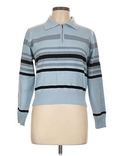 Pre-owned Fashion Pullover Sweater In Blue