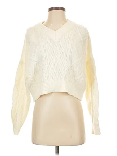 Pre-owned Fashion Pullover Sweater In Ivory
