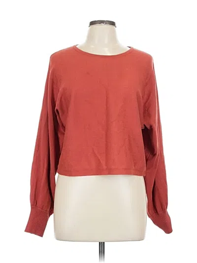 Pre-owned Fashion Pullover Sweater In Orange