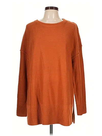 Pre-owned Fashion Pullover Sweater In Orange