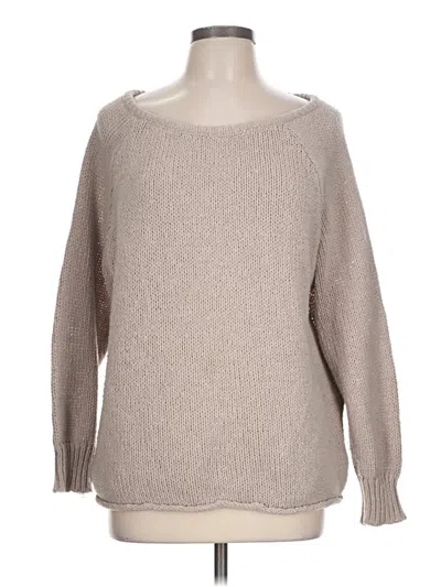 Pre-owned Fashion Pullover Sweater In Tan