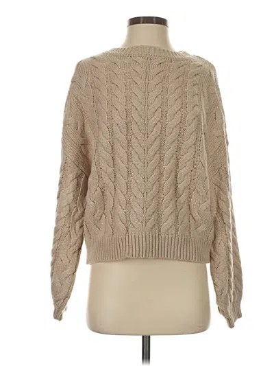 Pre-owned Fashion Pullover Sweater In Tan