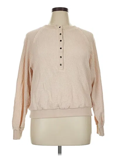 Pre-owned Fashion Pullover Sweater In Tan