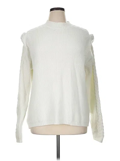 Pre-owned Fashion Pullover Sweater In White