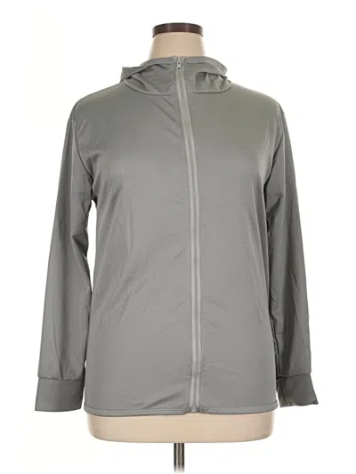 Pre-owned Fashion Raincoat In Gray