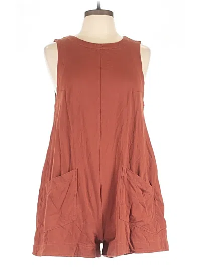 Pre-owned Fashion Romper In Brown