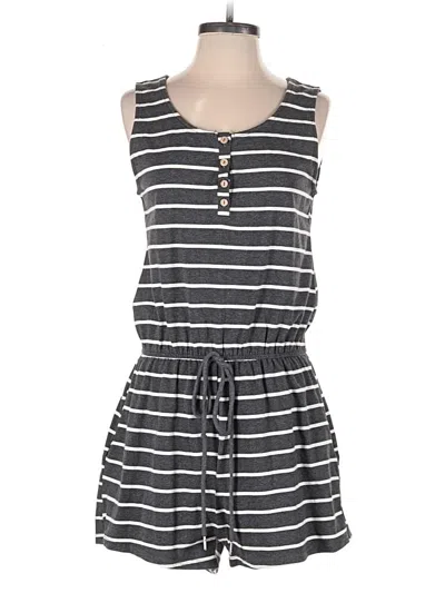 Pre-owned Fashion Romper In Gray