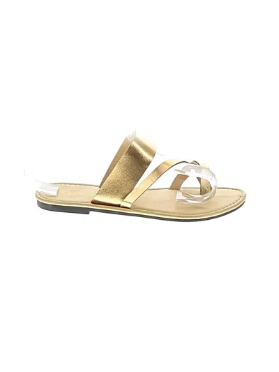 Pre-owned Fashion Sandals In Gold
