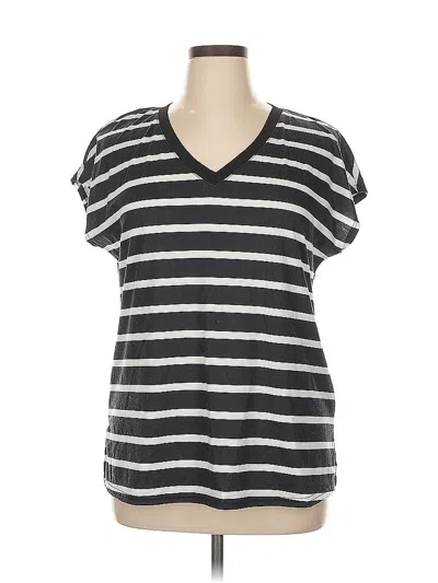 Pre-owned Fashion Short Sleeve T-shirt In Gray