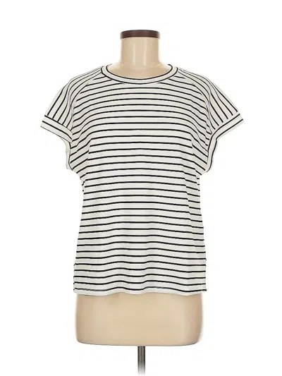Pre-owned Fashion Short Sleeve T-shirt In White