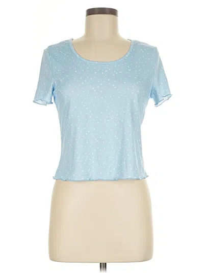 Pre-owned Fashion Short Sleeve T-shirt In Blue