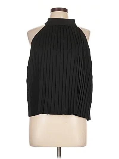 Fashion Sleeveless Blouse In Black