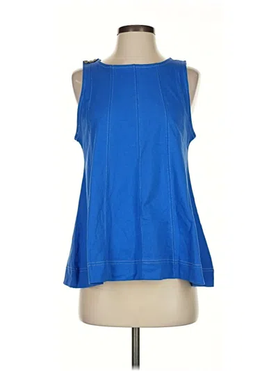 Pre-owned Fashion Sleeveless Blouse In Blue