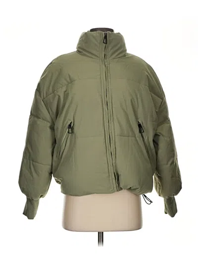 Pre-owned Fashion Snow Jacket In Green