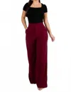 Fashion Space Amara Trouser In Red