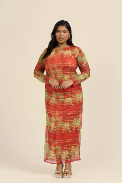 Fashion-szn Curve Long Sleeve Maxi Dress