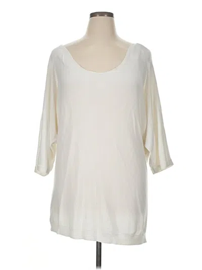 Pre-owned Fashion To Figure 3/4 Sleeve T-shirt In White