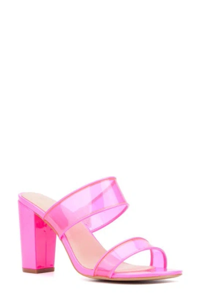 Fashion To Figure Berlynne Sandal In Neon Pink