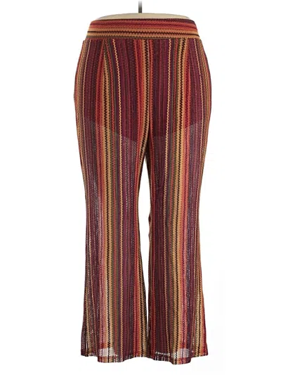 Pre-owned Fashion To Figure Casual Pants In Red