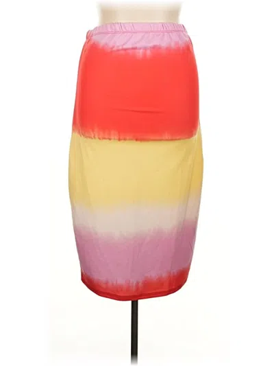 Pre-owned Fashion To Figure Casual Skirt In Orange