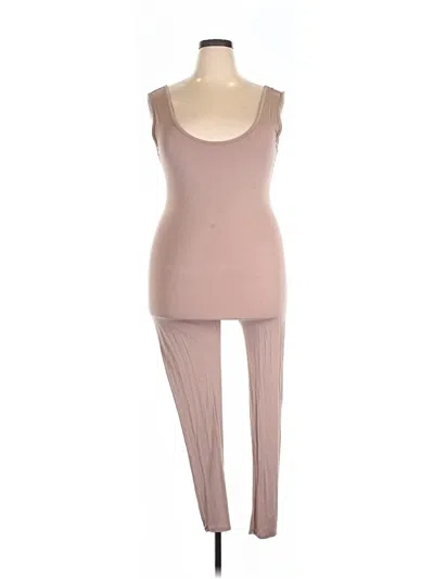 Pre-owned Fashion To Figure Jumpsuit In Brown