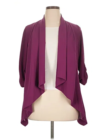 Pre-owned Fashion To Figure Kimono In Burgundy