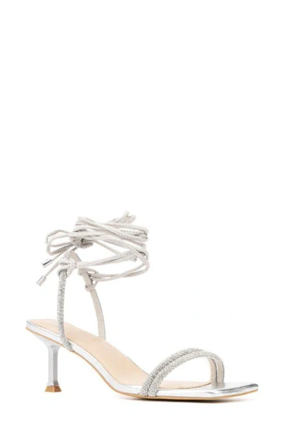 Fashion To Figure Laurie Heeled Sandal In Silver