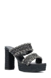 Fashion To Figure Women's Maia Wide Width Heels Sandals In Black