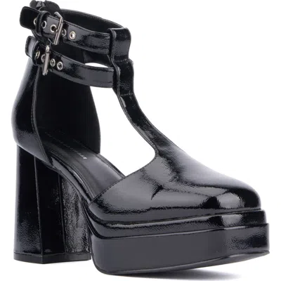 Fashion To Figure Maria Platform Ankle Strap Pump