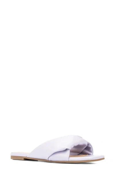 Fashion To Figure Women's Pamela Wide Width Flats In Lavender