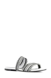 Fashion To Figure Pammy Sandal In Black/white
