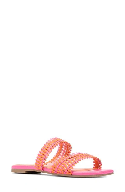 Fashion To Figure Pammy Sandal In Pink Multi