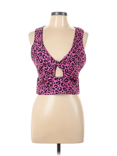 Pre-owned Fashion To Figure Sleeveless Top Pink Sweetheart Neckline Tops