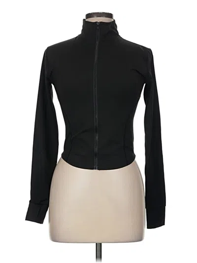 Pre-owned Fashion Track Jacket In Black