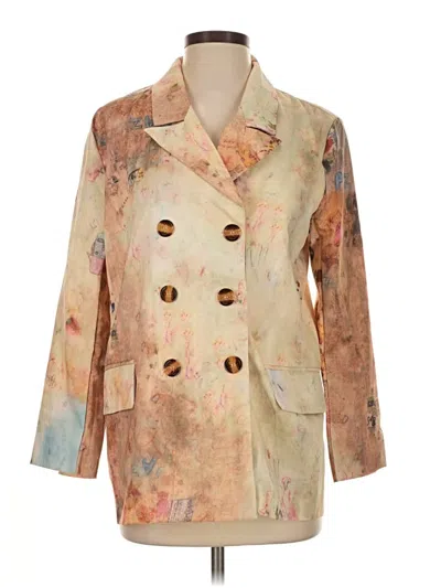 Pre-owned Fashion Trenchcoat In Gold