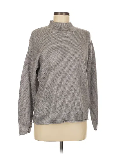 Pre-owned Fashion Turtleneck Sweater In Gray