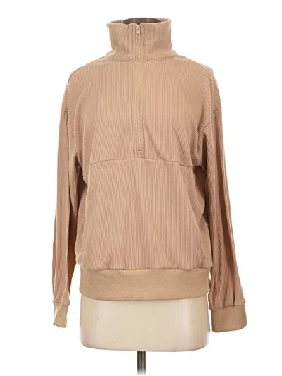 Pre-owned Fashion Turtleneck Sweater In Tan
