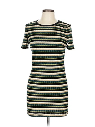Pre-owned Fashion Union Casual Dress In Green