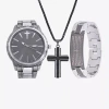 Fashion Watches Lord's Prayer Mens Two Tone 3-pc. Watch Boxed Set Mac7111jc In Multi