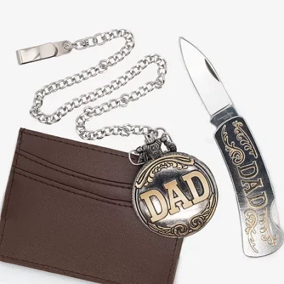 Fashion Watches Mens 3-pc. Watch Boxed Set Mac7083jc In Brown