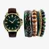 Fashion Watches Mens Brown 6-pc. Watch Boxed Set Mac7136jc In Multi