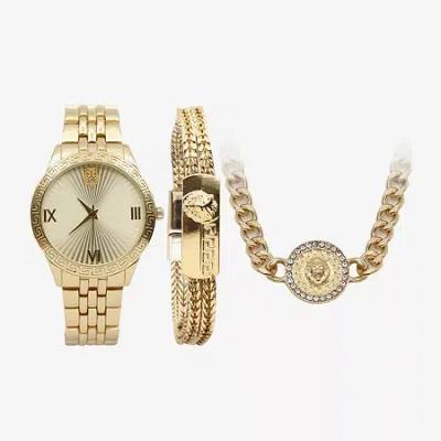 Fashion Watches Mens Gold Tone 3-pc. Watch Boxed Set Mac7140jc