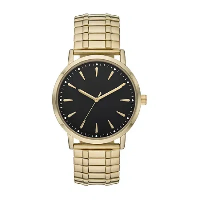 Fashion Watches Mens Gold Tone Stainless Steel Expansion Watch Fmdjo236