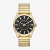 Fashion Watches Mens Gold Tone Stainless Steel Expansion Watch Fmdjo281 In Gold