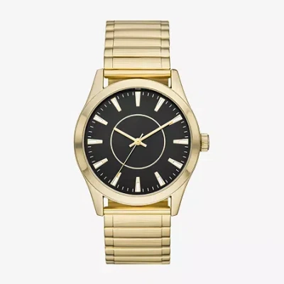 Fashion Watches Mens Gold Tone Stainless Steel Expansion Watch Fmdjo281