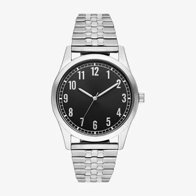Fashion Watches Mens Silver Tone Stainless Steel Expansion Watch Fmdjo297 In Metallic