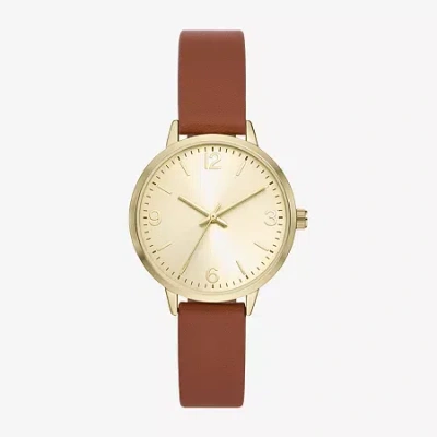 Fashion Watches Womens Brown Strap Watch Fmdjo302 In Transparent