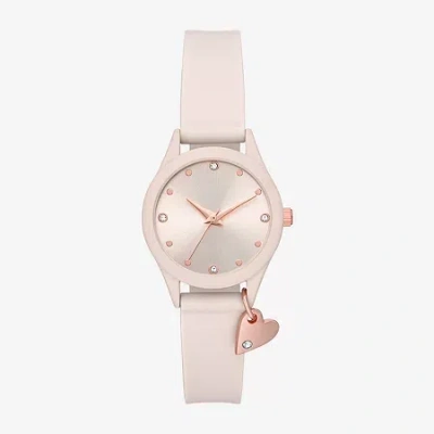 Fashion Watches Womens Crystal Accent Pink Strap Watch Fmdjo292