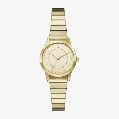 Fashion Watches Womens Gold Tone Stainless Steel Expansion Watch Fmdjo341 In Yellow