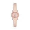 Fashion Watches Womens Pink Strap Watch Fmdjo129 In Transparent
